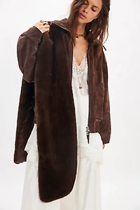 Snow Angel Faux Fur Scarf