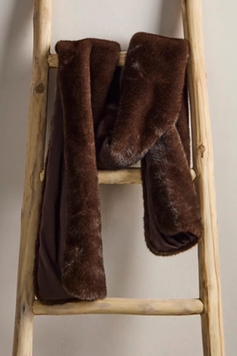 Snow Angel Faux Fur Scarf