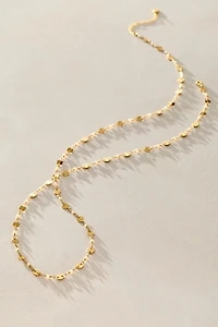 Brenda Grands Waterproof Pearl Coin Belly Chain