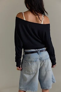 We The Free Lola Off-The-Shoulder Long Sleeve