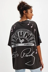 Elvis Presley Oversized Sun Records Tee