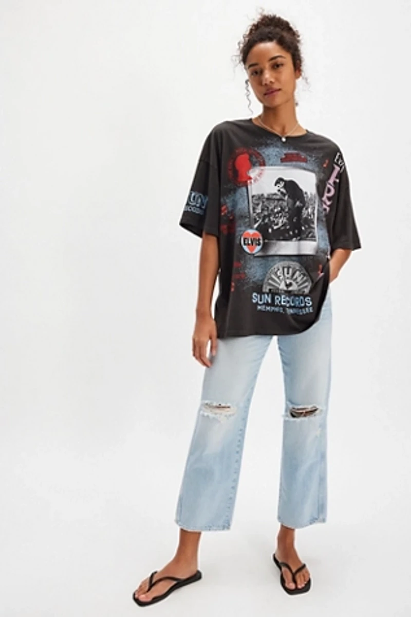 Elvis Presley Oversized Sun Records Tee