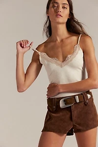 We The Free Vagabond Vegan Suede Shorts