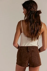 We The Free Vagabond Vegan Suede Shorts