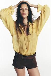 We The Free Vagabond Vegan Suede Shorts