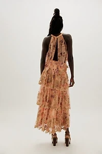 Maple Glow Maxi Skirt Set