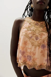 Maple Glow Maxi Skirt Set