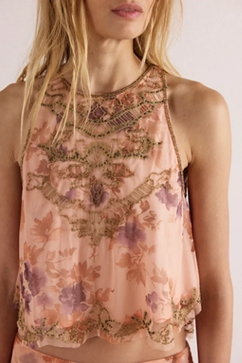 Maple Glow Maxi Skirt Set