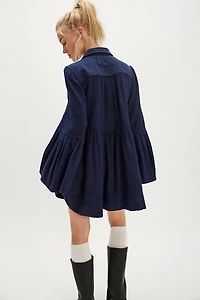We The Free Down East Denim Mini Dress