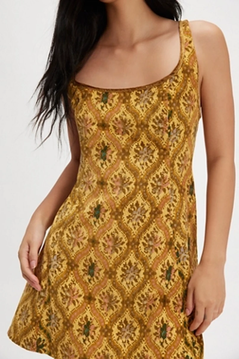 Free People Petal Tapestry Mini Dress at MarketFair Shoppes in Princeton, NJ Free People Petal Tapestry Mini Dress at MarketFair Shoppes in Princeton, NJ