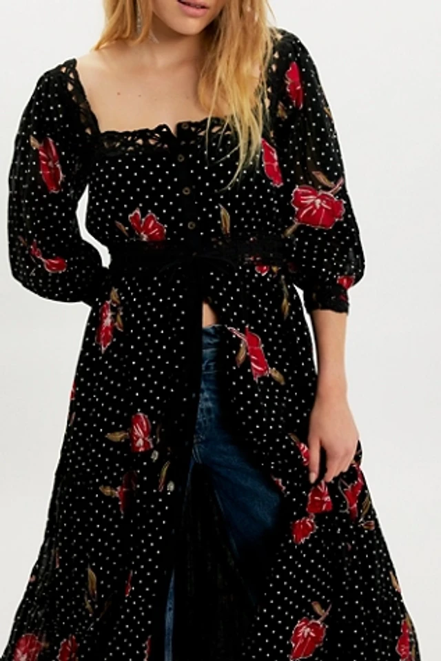 Free People Morning Meadows Long-Sleeve Maxi Dress | The Summit