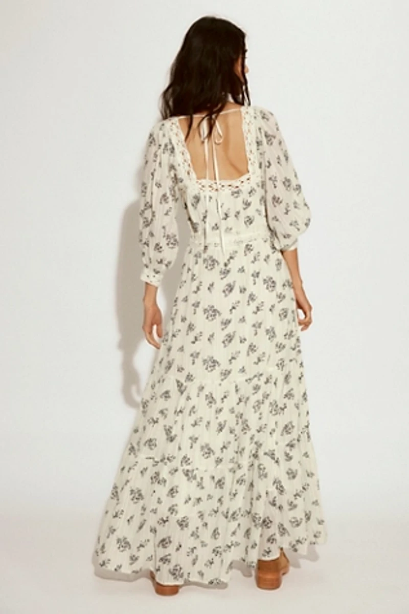 Morning Meadows Long-Sleeve Maxi Dress