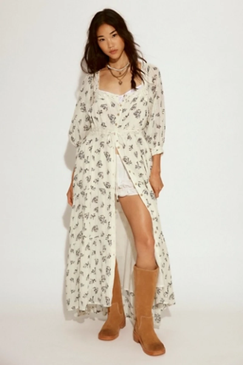 Morning Meadows Long-Sleeve Maxi Dress