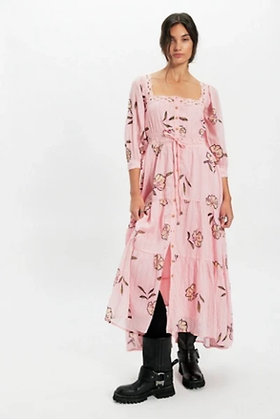 knee length dresses for ladies Kiyonna Plus Size Kelsey Long Sleeve Maxi Dress main image 0