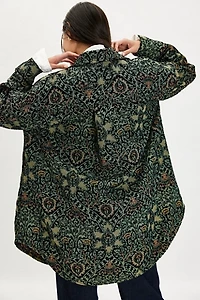 We The Free Tapestry Fog Jacquard Shirt