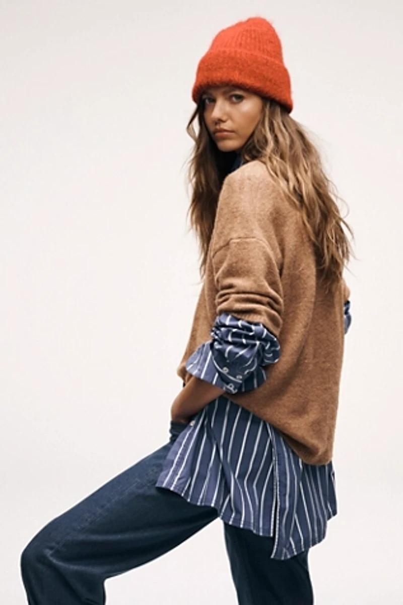 We The Free Hallie French Cuff Stripe Top