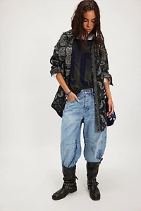 We The Free London Fog Jacquard Shirt