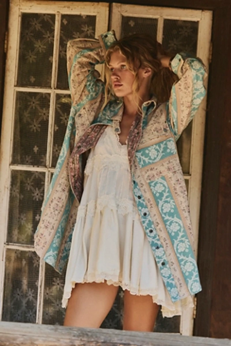 We The Free Wonderland Fog Jacquard Shirt