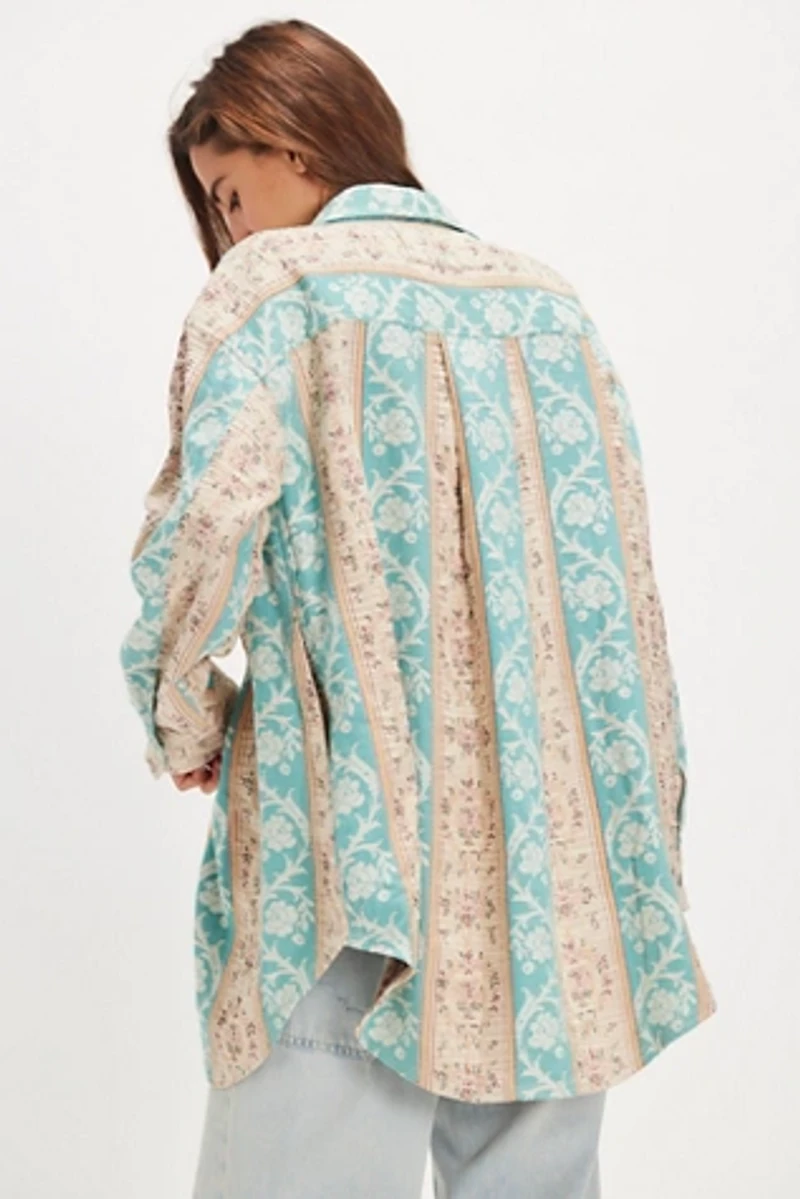 We The Free Wonderland Fog Jacquard Shirt