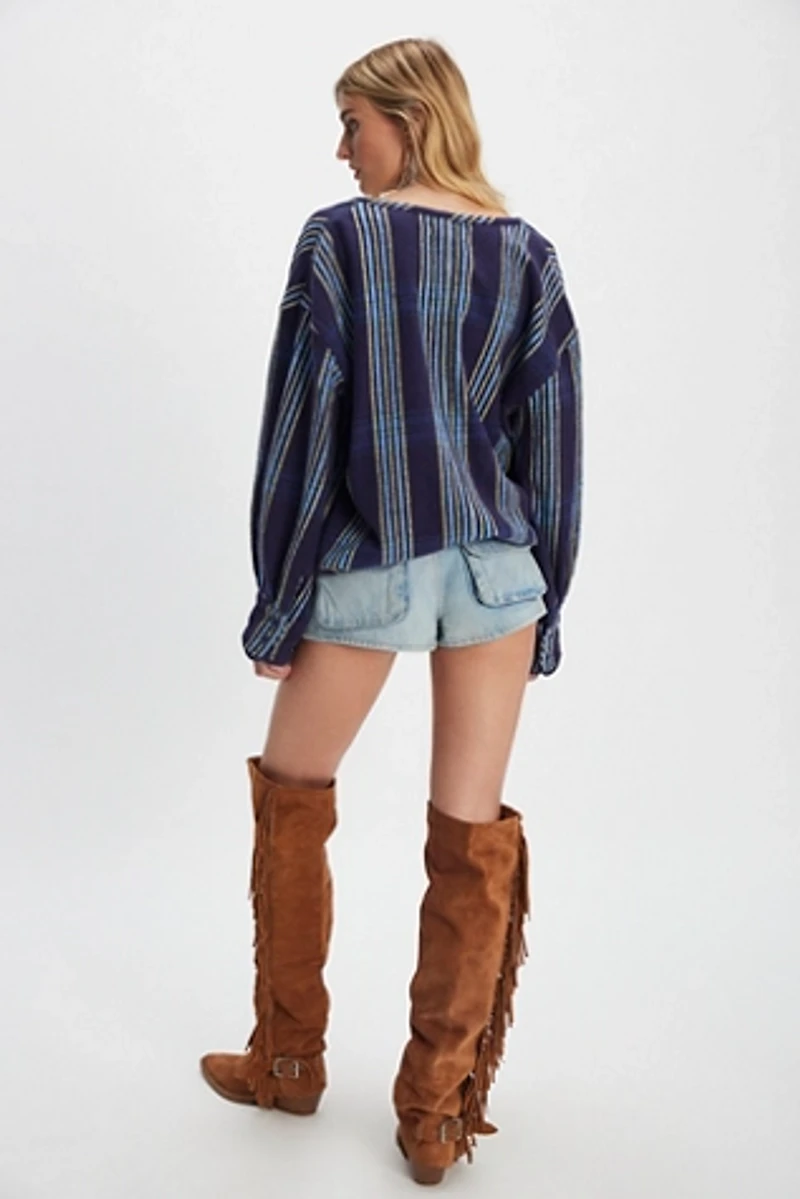 We The Free Perfect Plaid Pullover