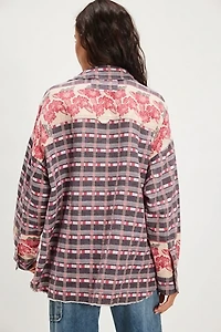 We The Free Arizona Sky Floral Jacquard Pullover