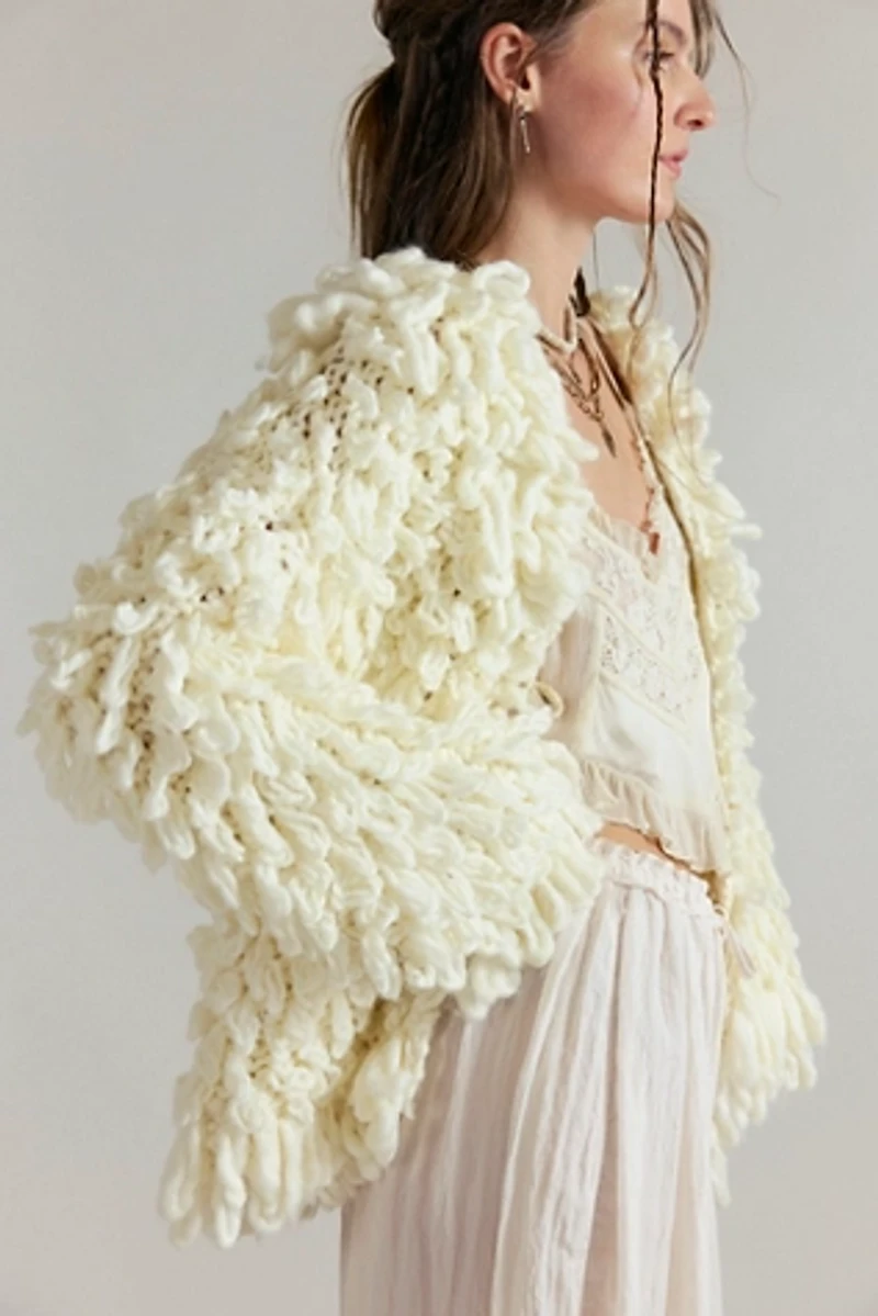 Nigel Preston Curled Wool Cardi