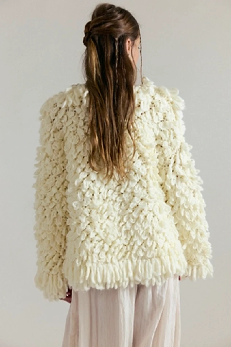 Nigel Preston Curled Wool Cardi