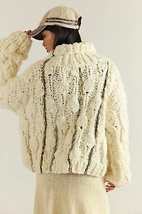Nigel Preston Tessel Line Knit Sweater