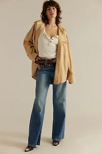 We The Free Peached Twill Shirt Jacket