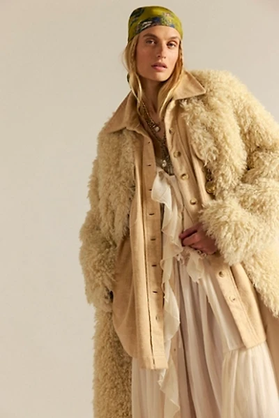 We The Free Peached Twill Shirt Jacket