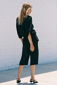 Sylvie Linen Capri Set