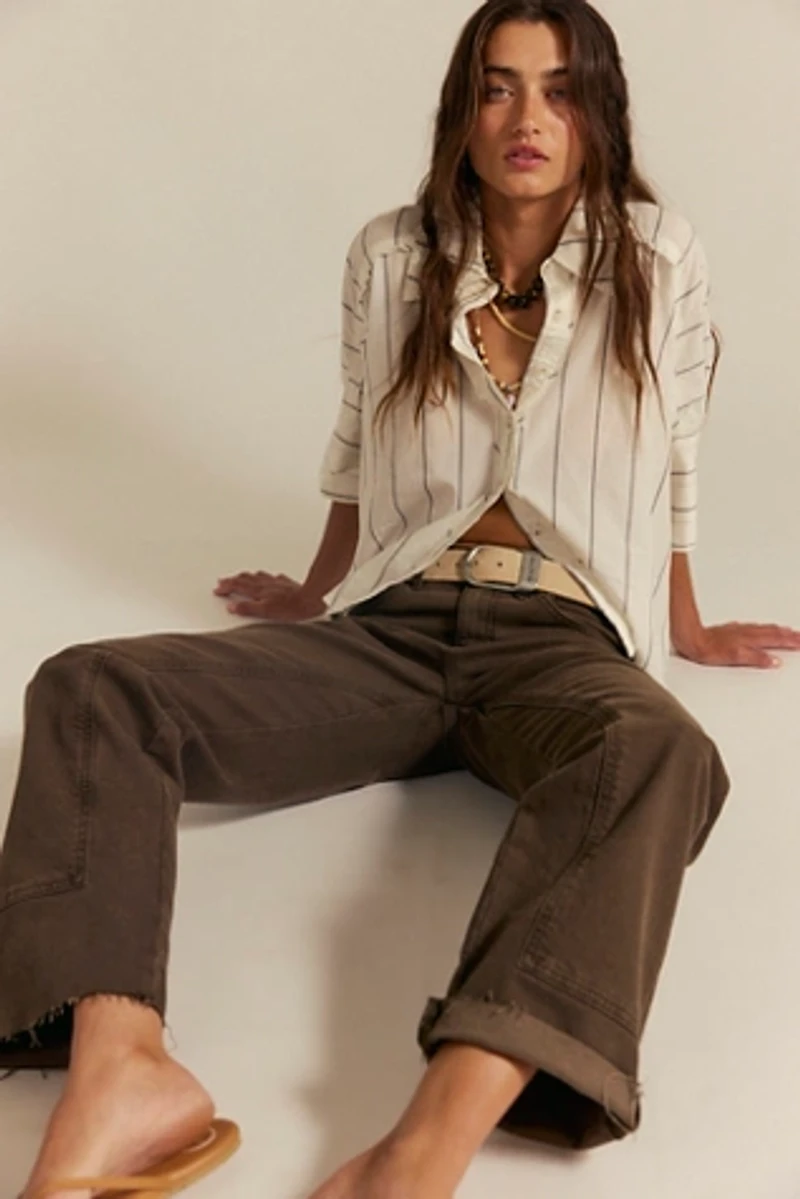 We The Free Seaside Cotton Stripe Shirt