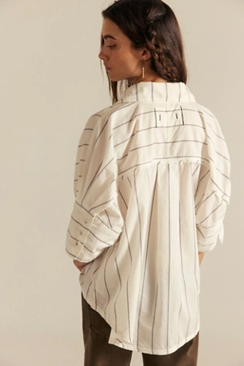 We The Free Seaside Cotton Stripe Shirt