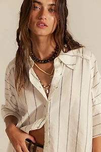 We The Free Seaside Cotton Stripe Shirt