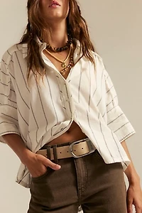 We The Free Seaside Cotton Stripe Shirt