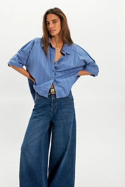 We The Free Seaside Cotton Stripe Shirt