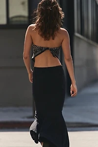 Mermaid Linen Maxi Skirt
