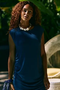 Good Feels Draped Midi Dress