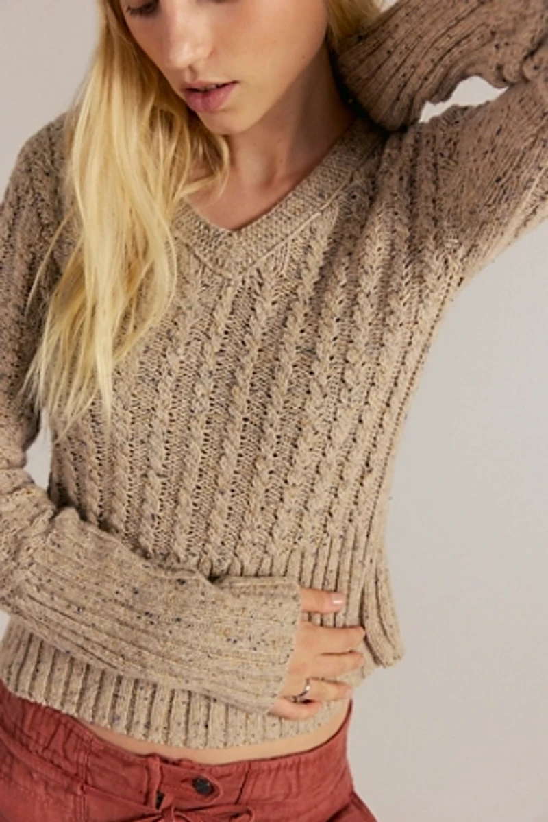 We The Free Twisted Heart Sweater