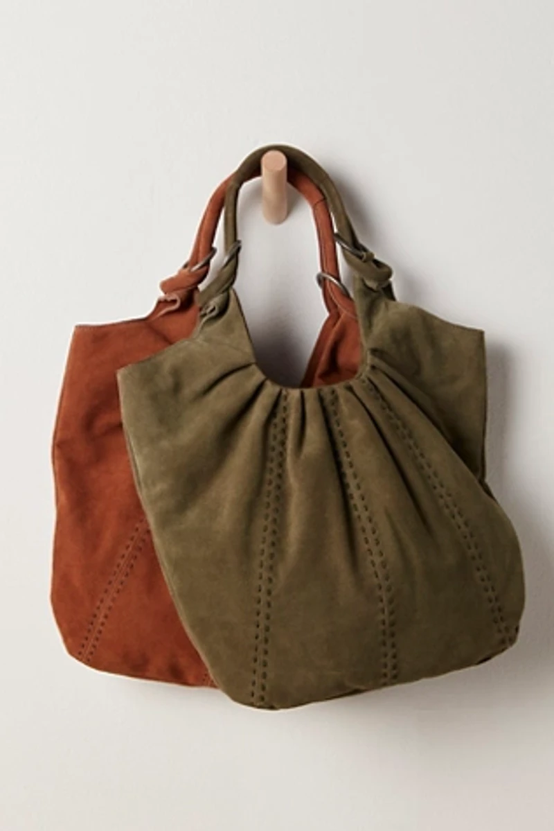 Skadi Suede Scrunch Tote