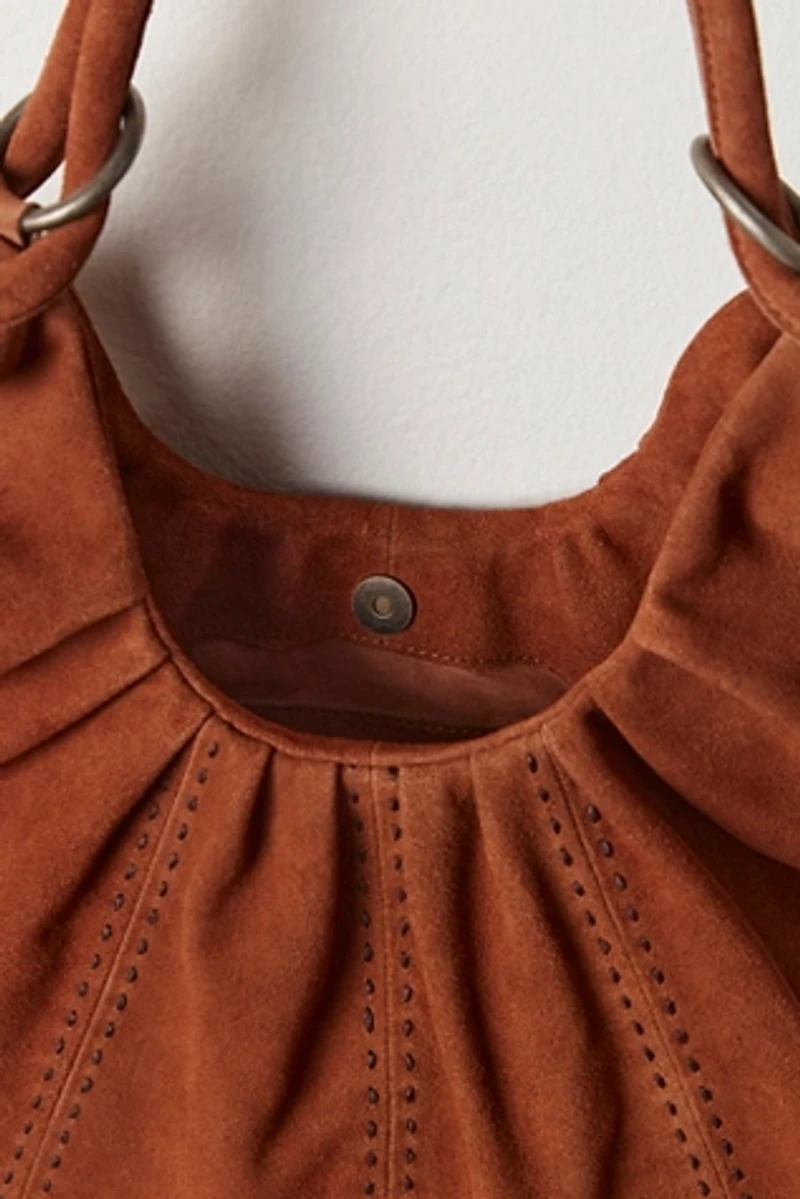 Skadi Suede Scrunch Tote