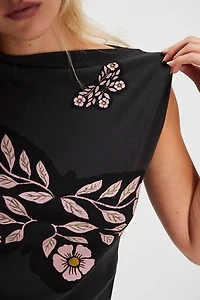 Midnight Petal Tank