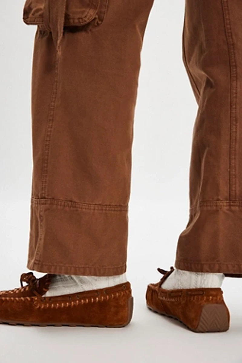 Misty Suede Moccasins