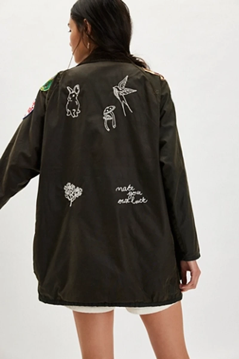 Barbour x Free People Re-Loved Jacket