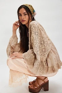 Magnolia Pearl Eyelet Dea Blouse