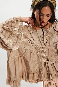Magnolia Pearl Eyelet Dea Blouse