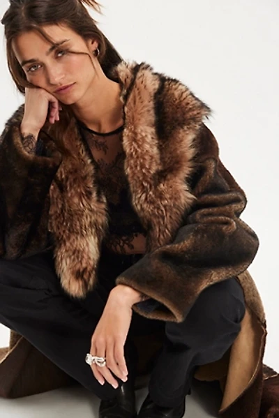 Nigel Preston Patched Suede Coat