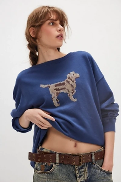 Best Friend Cross Stitch Crewneck