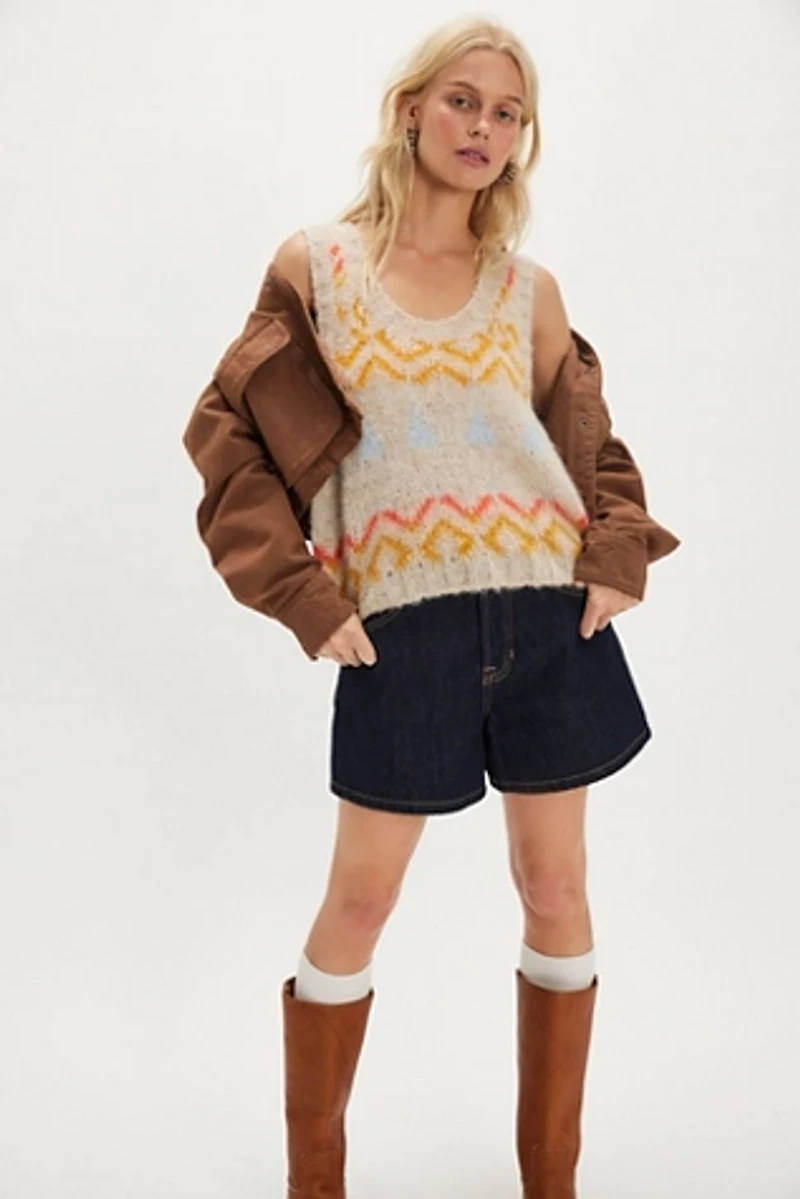 Geo Sweater Vest