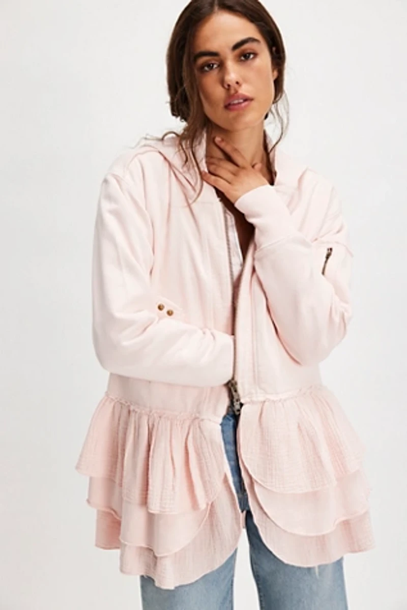 Piece Of Cake Zip-Up Cardi